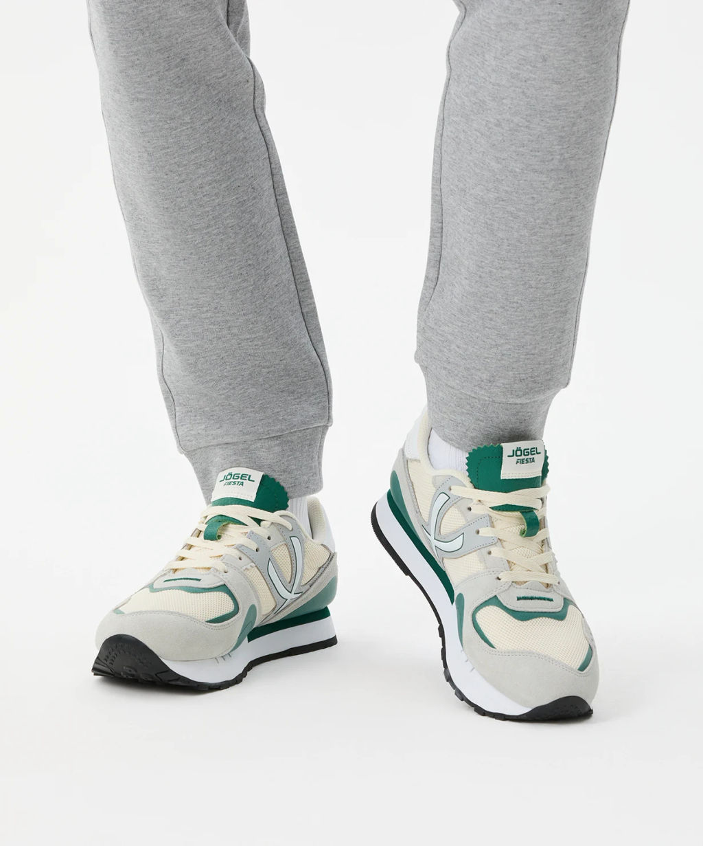БЕЗ УПАКОВКИ Кроссовки спортивные JOGEL Fiesta, серый/зеленый