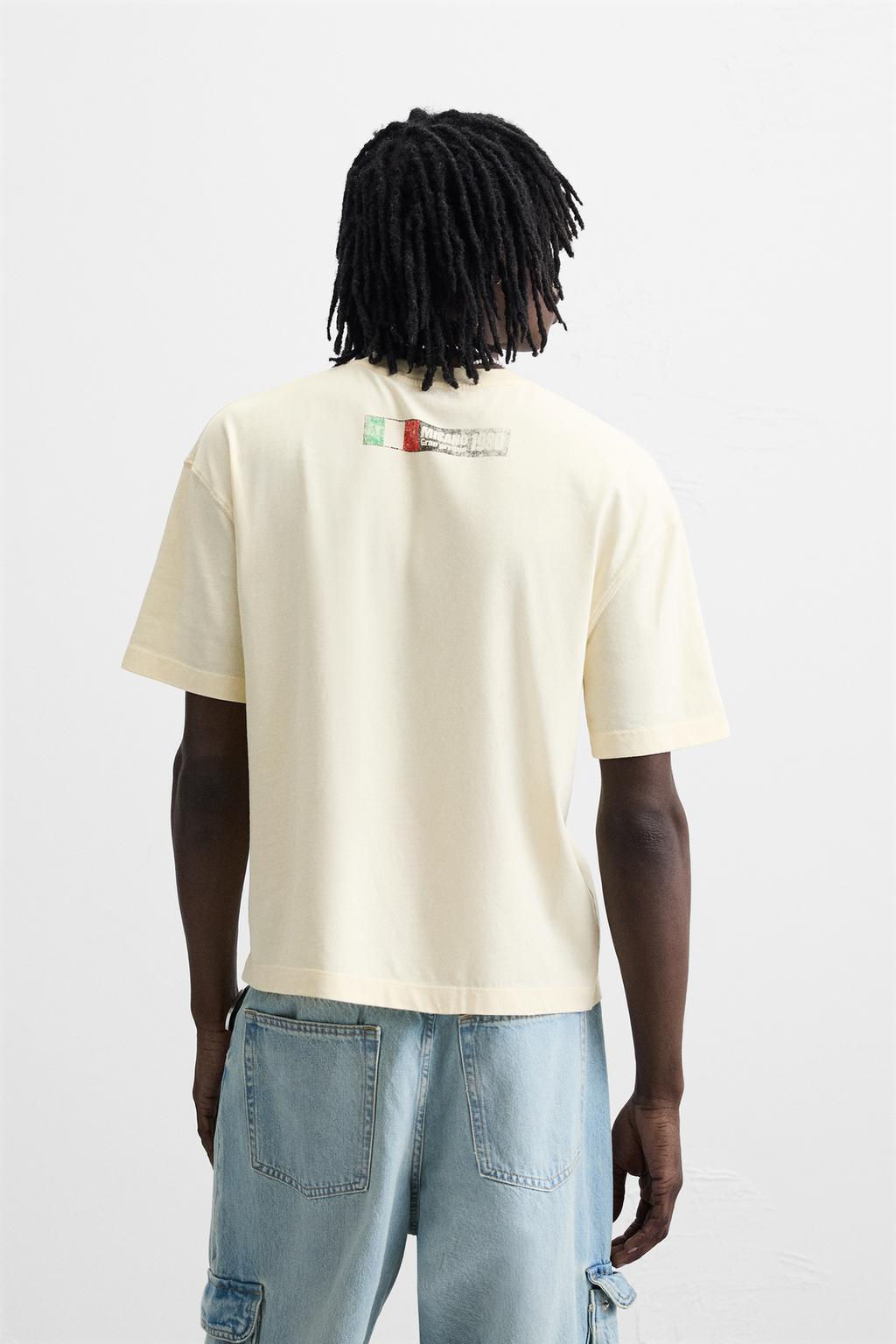 FADED PRINTED T-SHIRT - Zara фото 3