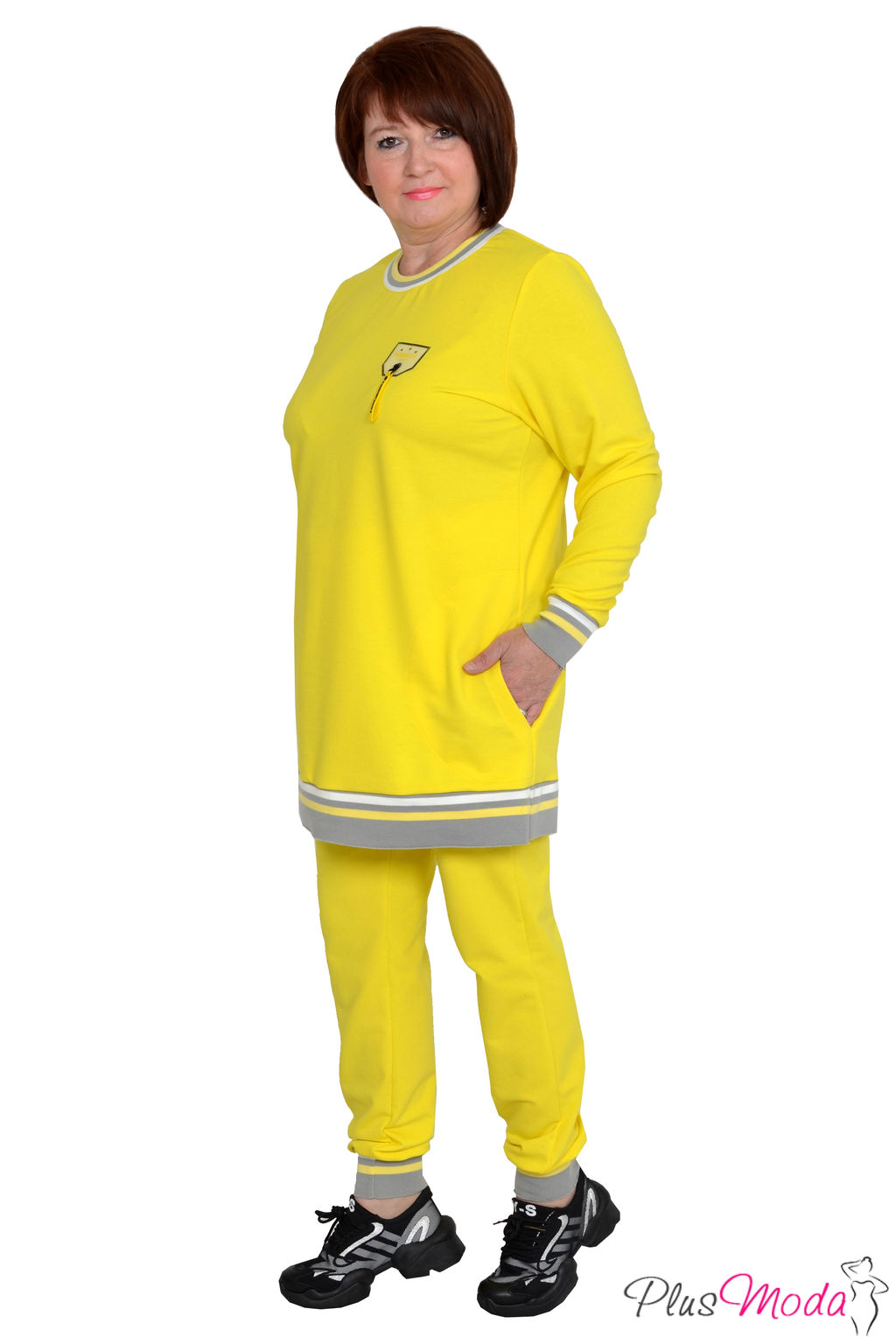 Туника Модель №874 размеры 44-84 - Plusmoda фото 4