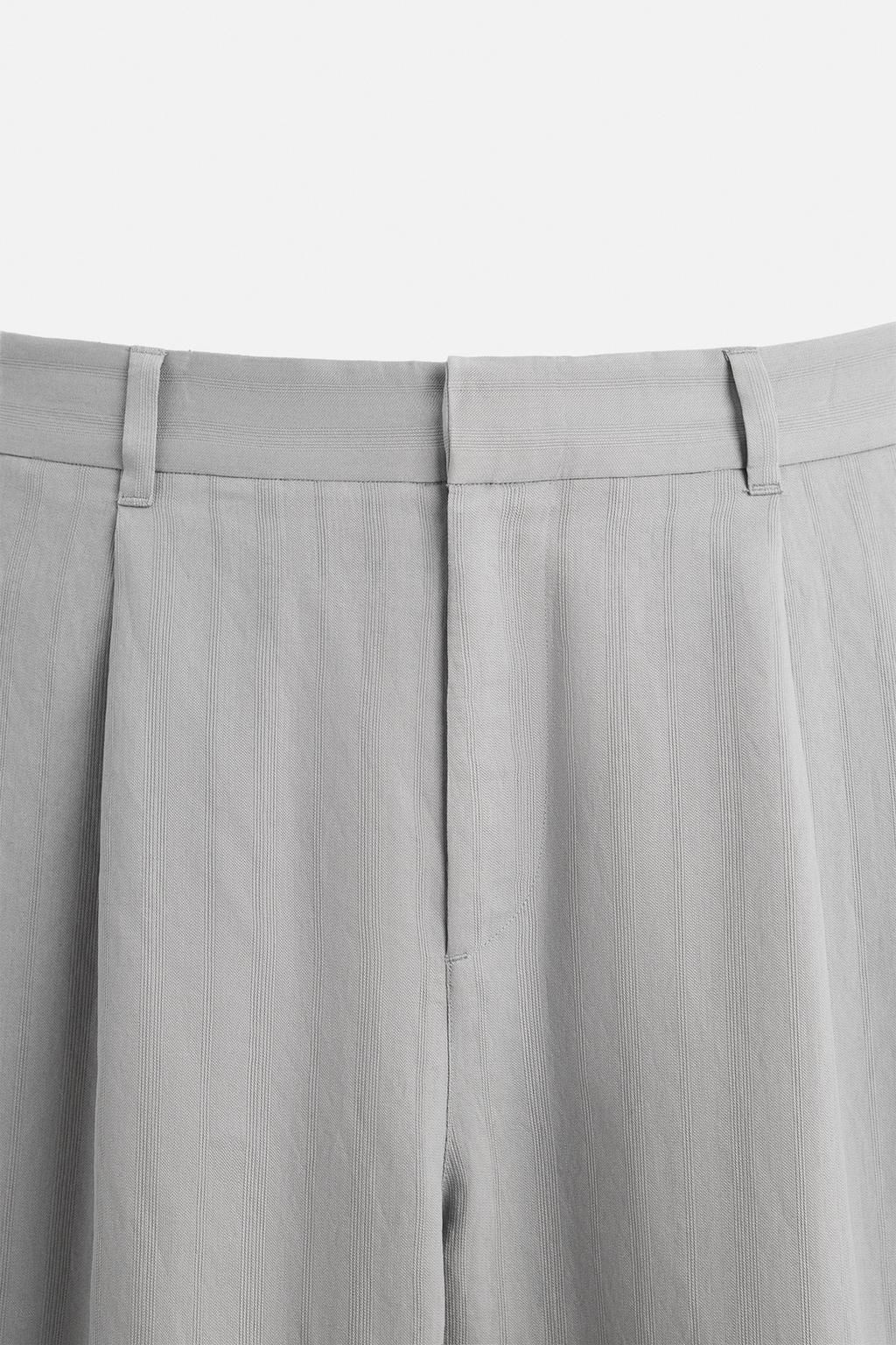 RELAXED FIT FLOWING TROUSERS - Zara фото 3