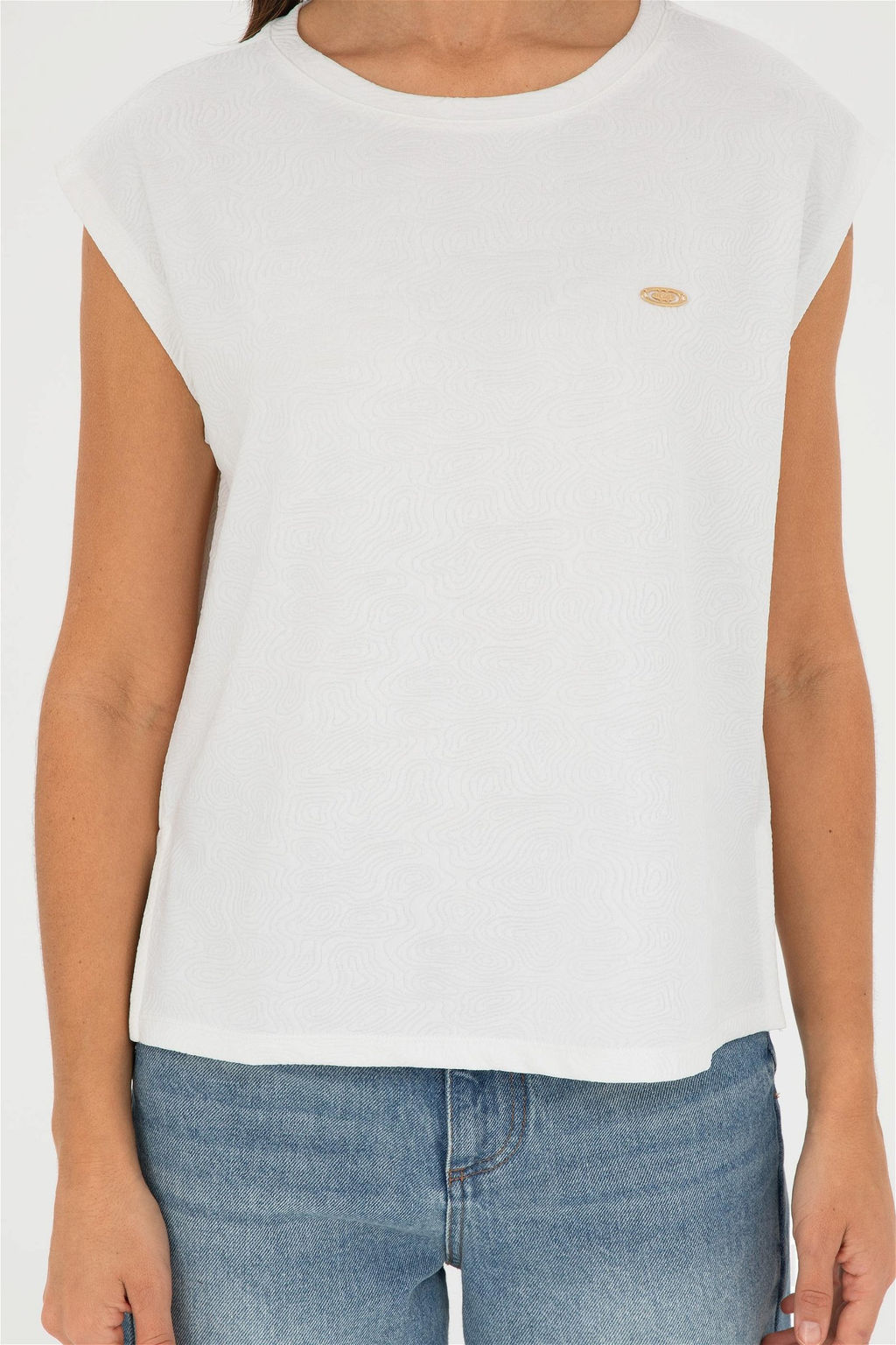 U. S. Polo Assn / Женская футболка цвета экрю - U.s. polo assn фото 6