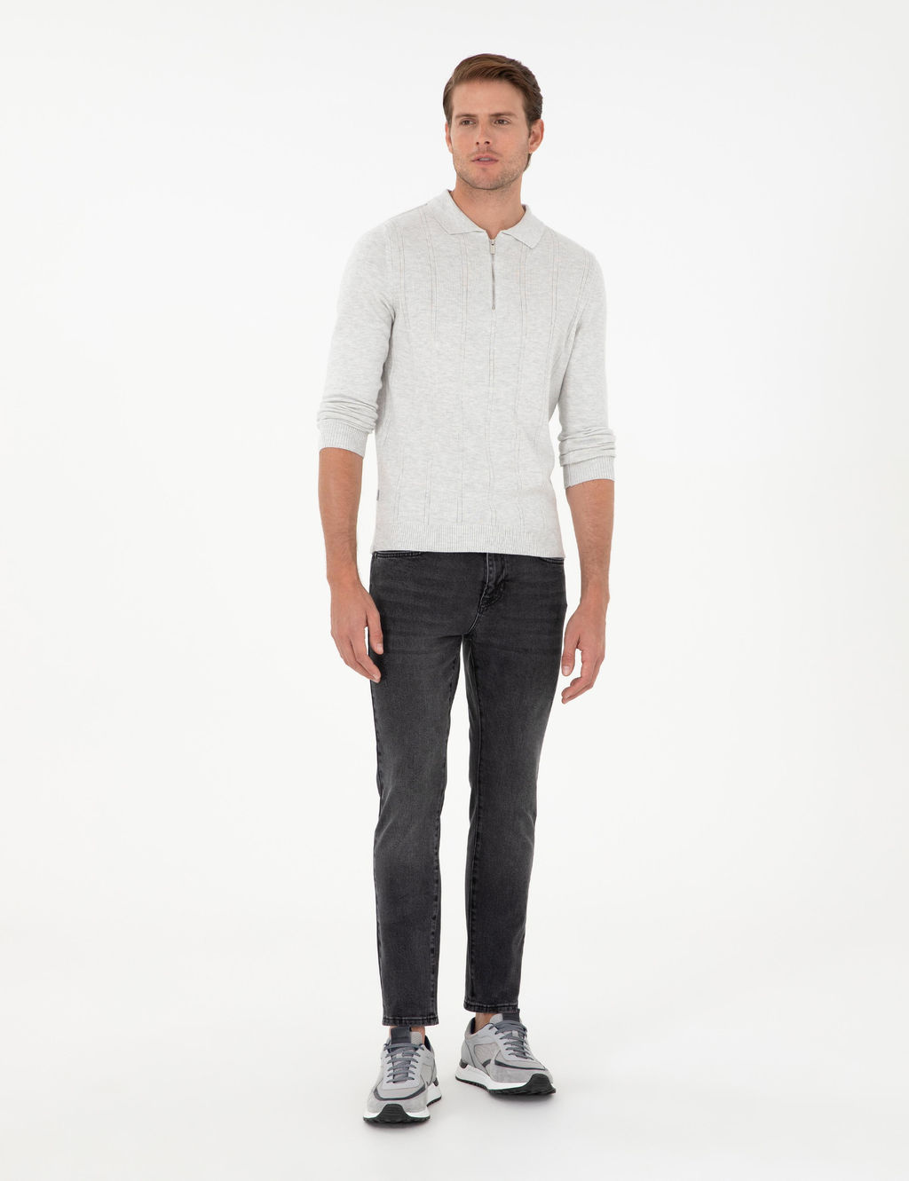 Siyah Slim Fit Jean Pantolon