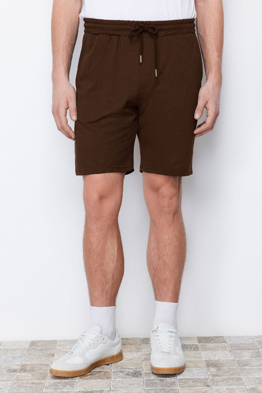 TRENDYOL MAN Kahverengi Regular/Normal Kesim Basic Sort & Bermuda TMNSS20SR0169 - Trendyolmilla фото 5