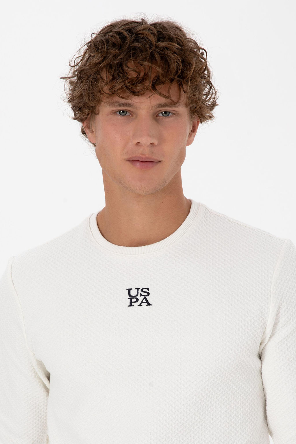 Erkek Regular Fit Bisiklet Yaka Krem Sweatshirt Sepette S_rpriz _ndirim