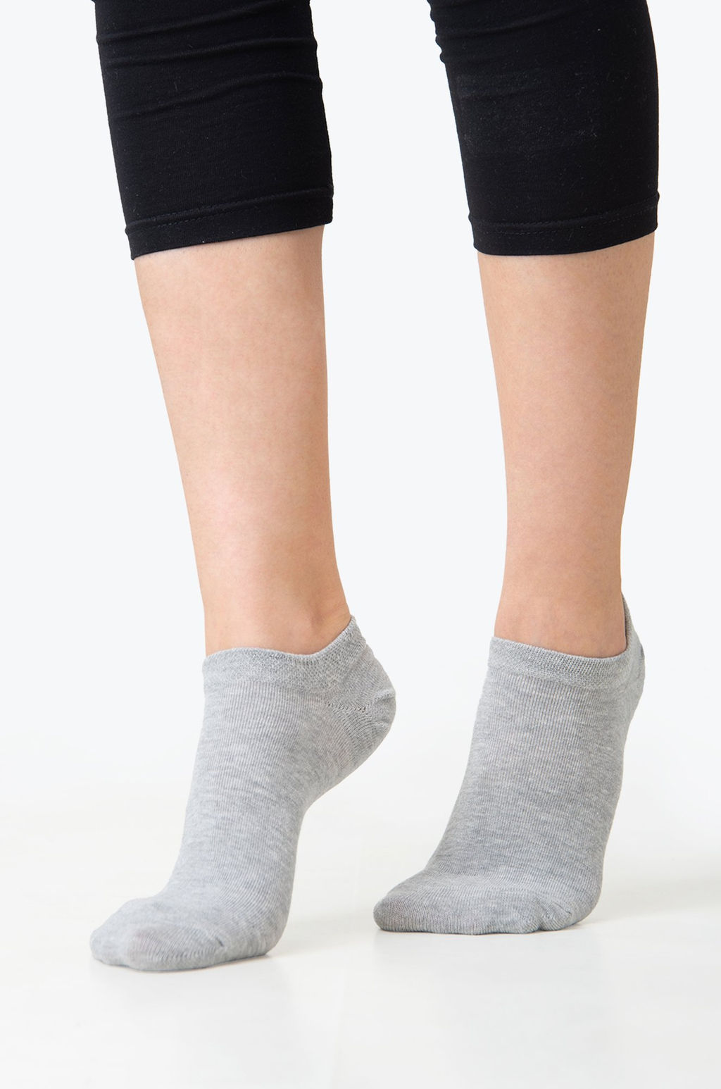 Цена за 6 шт. Однотонные укороченные носки Happy Fox  фото 4