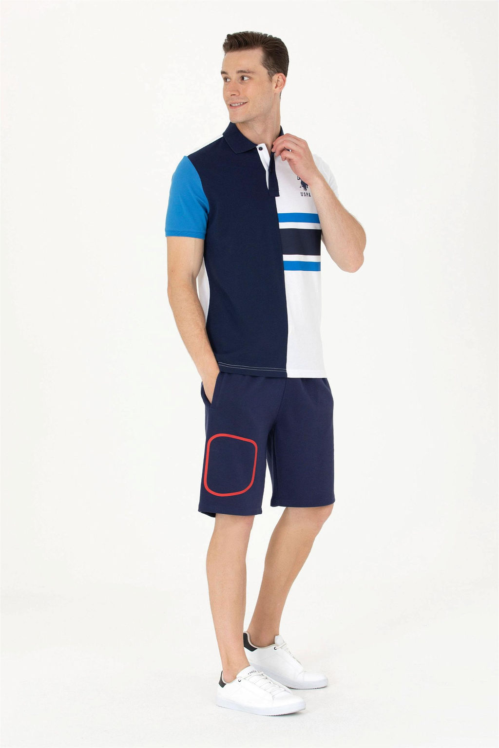 Мужская темно-синяя футболка - U.s. polo assn фото 5