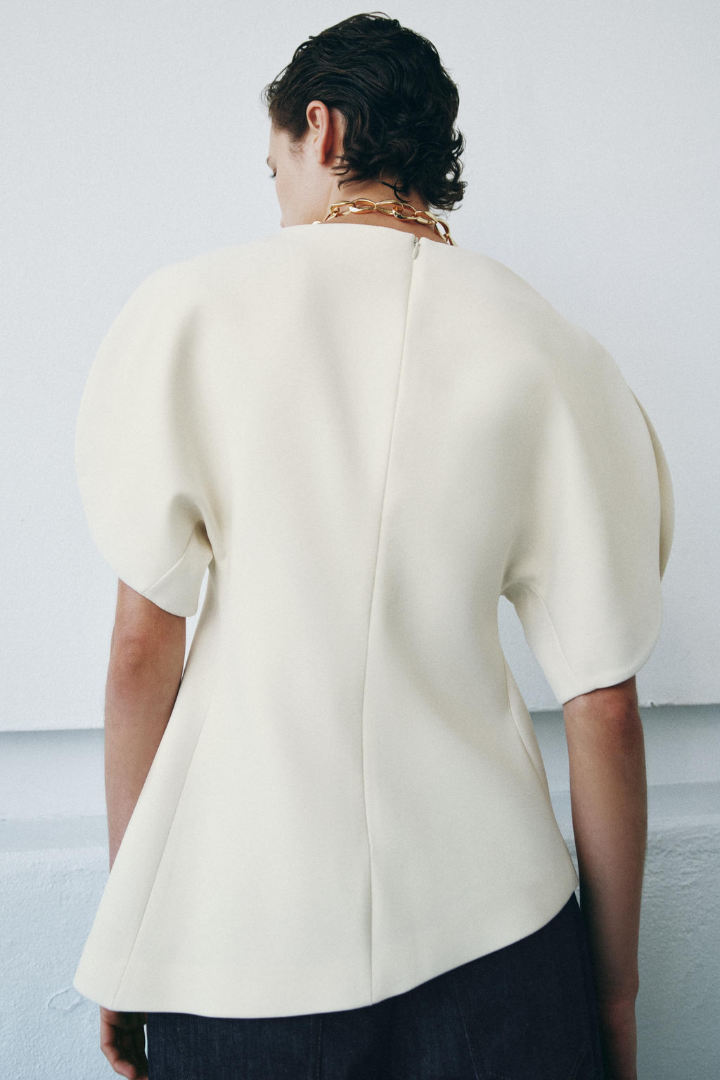 PUFF SLEEVE TOP ZW COLLECTION - Zara фото 4