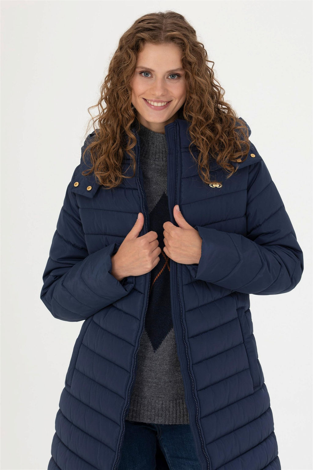 U. S. Polo Assn Женское темно-синее пальто - U.s. polo assn фото 11