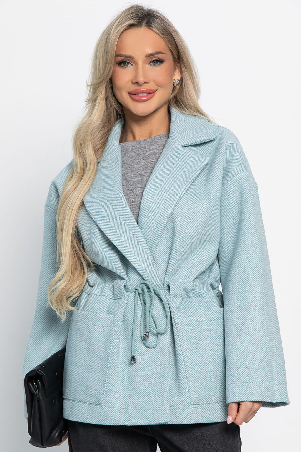 Пальто-пиджак (ткань: драп) - Lt collection фото 72