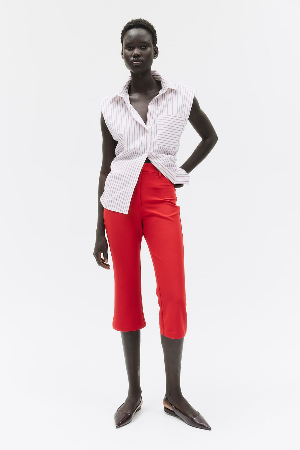 Pantalon capri de vestir - H&m фото 3