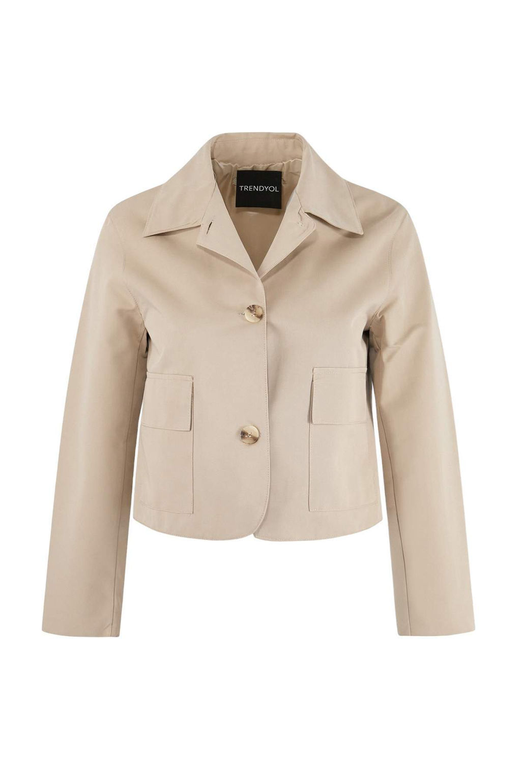 Bej Yumusak Tuseli Ince Regular K?sa Mont TWOSS26MO00012