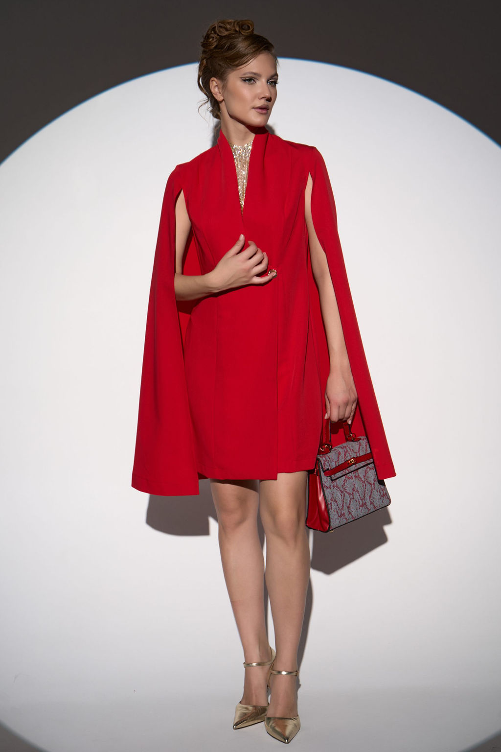 Платье Мариона (красный) - Эльза фото 4