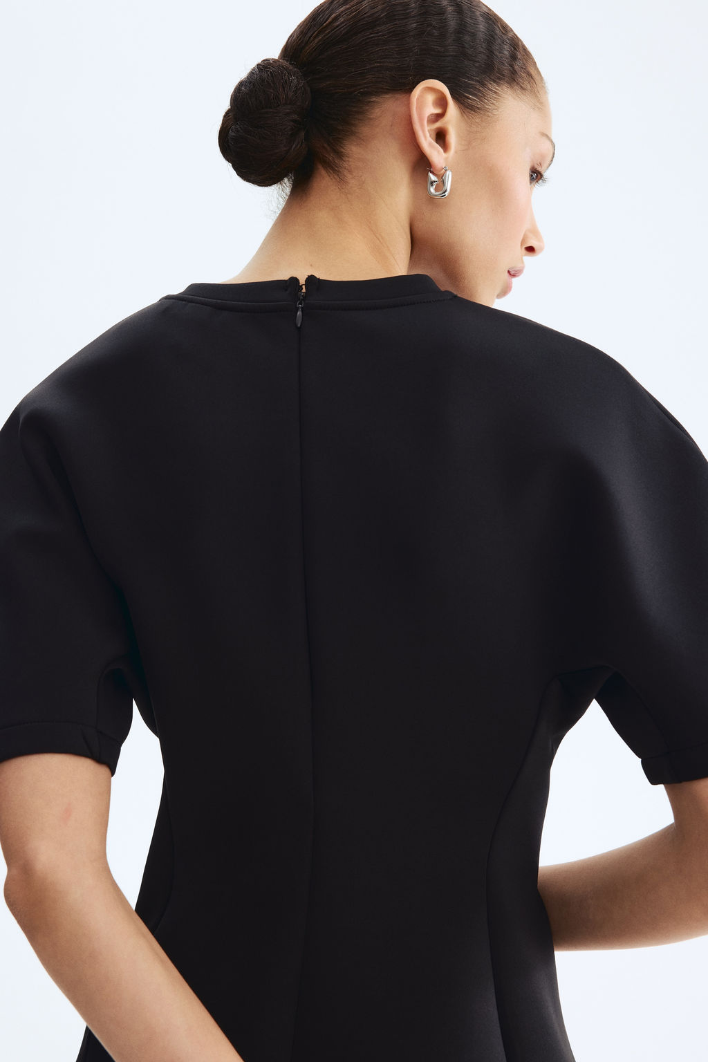 Top efecto neopreno con peplum - H&m фото 3