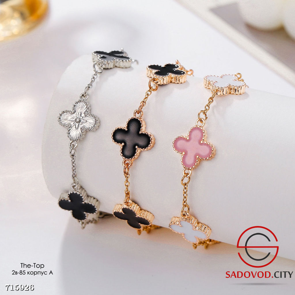 Браслет с клевером бижутерия - Bruno фото 3