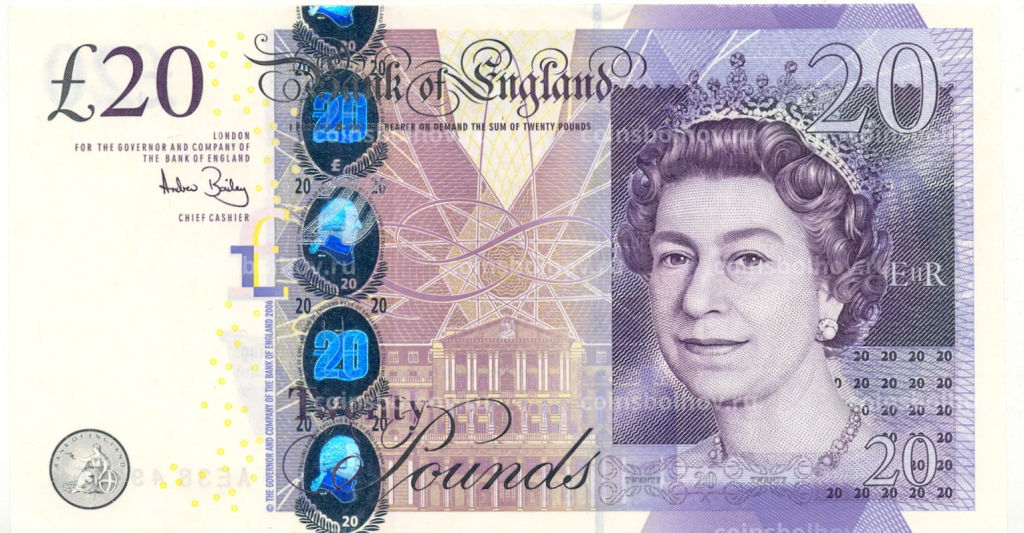 20 фунтов 2006 года Великобритания