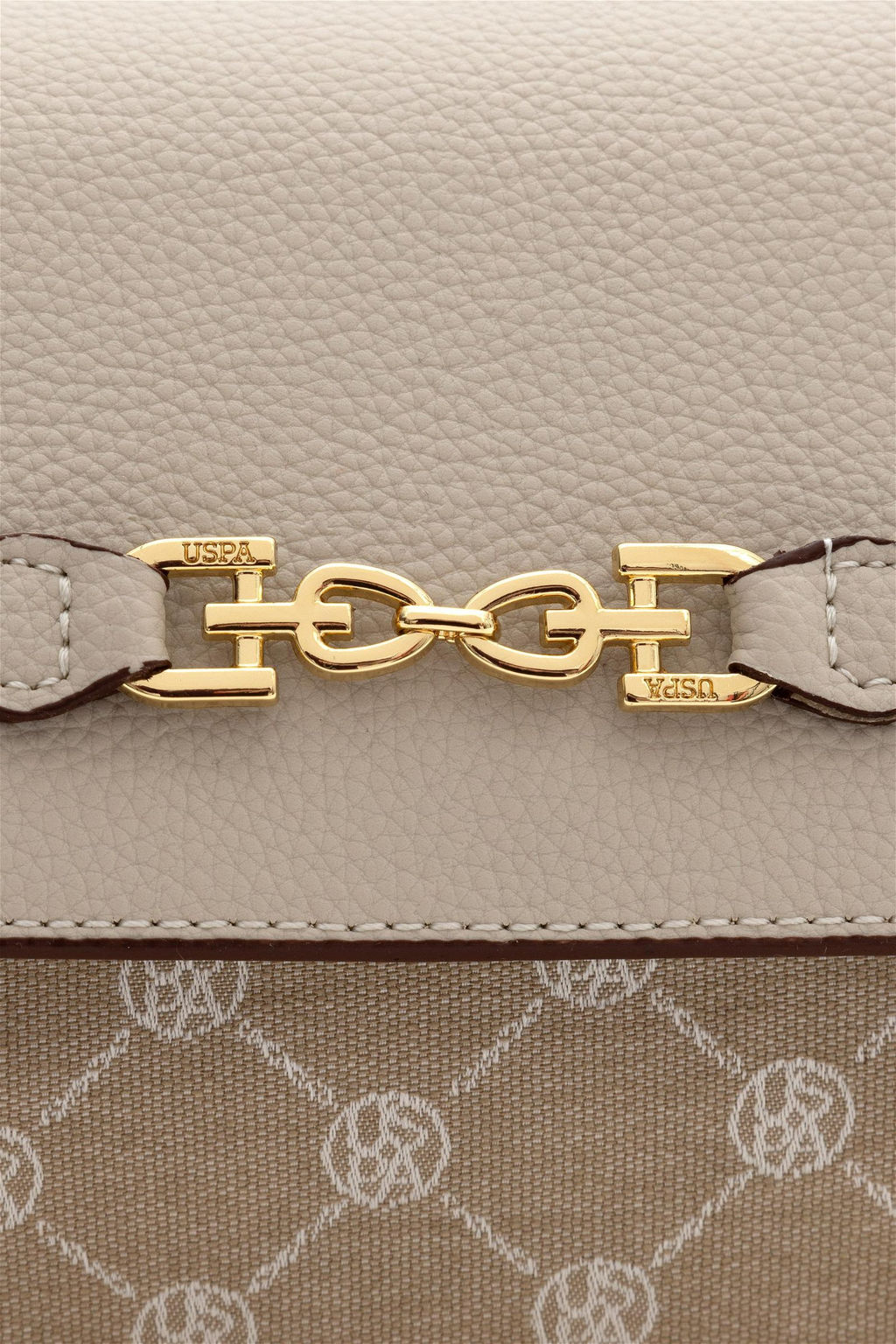U. S. Polo Assn / Женская бежевая сумка через плечо - U.s. polo assn фото 6