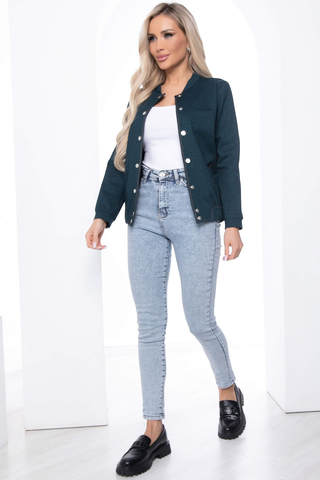 Бомбер Джинсовый рай Б8648 - Lt collection фото 4