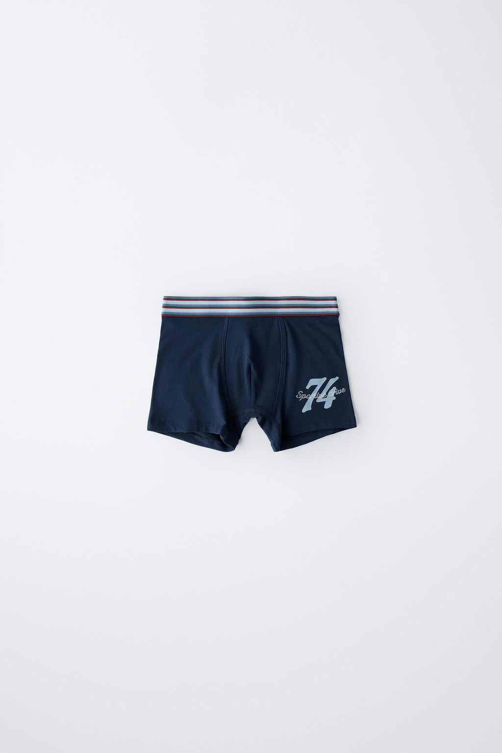 AGES 6-14 / PACK OF FIVE PAIRS OF STRIPED AND NUMBERED BOXERS - Zara фото 3