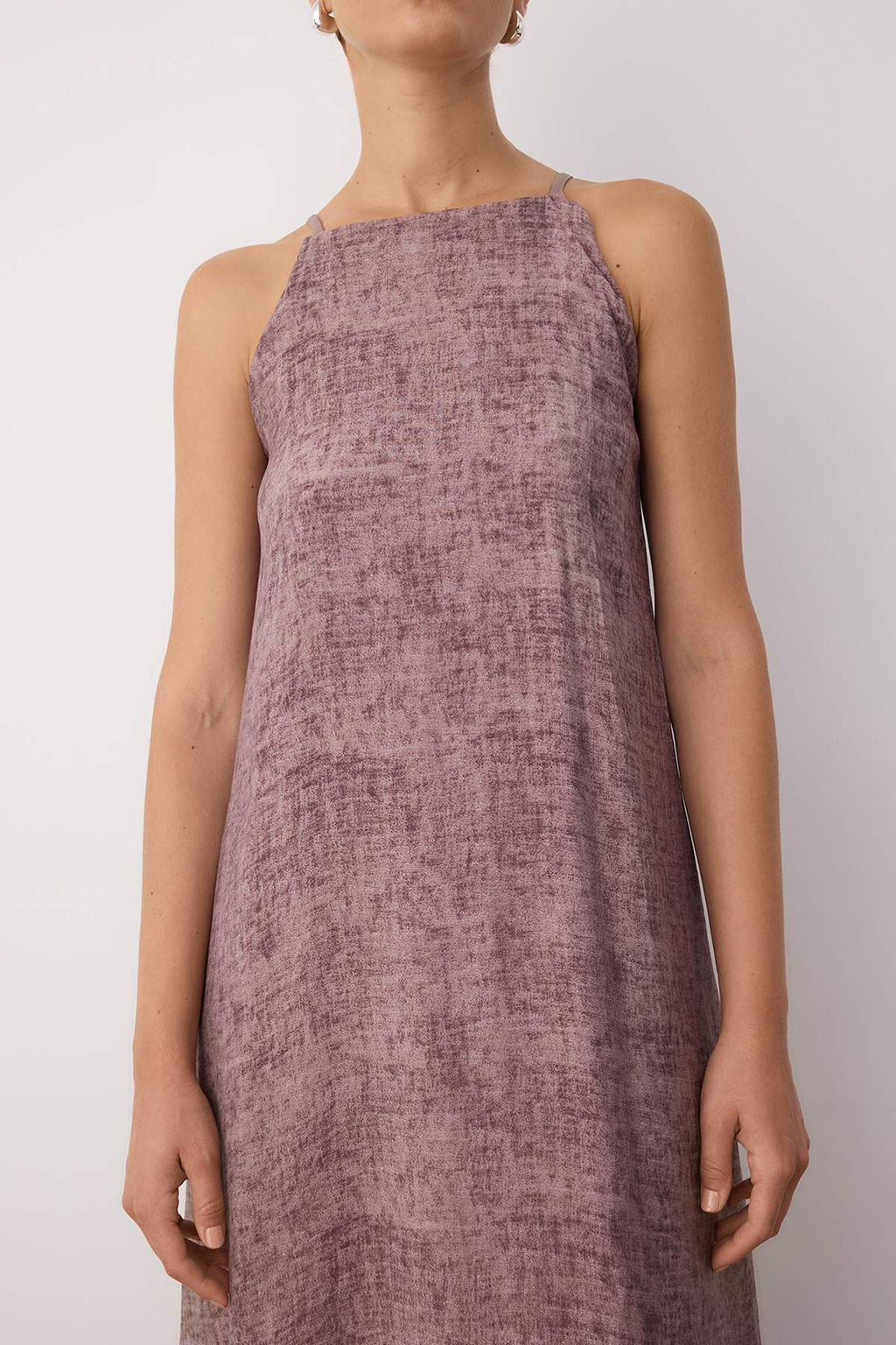 Antrasit Duz Maxi Dokuma Elbise TWOSS25EL00904 - Trendyolmilla фото 9