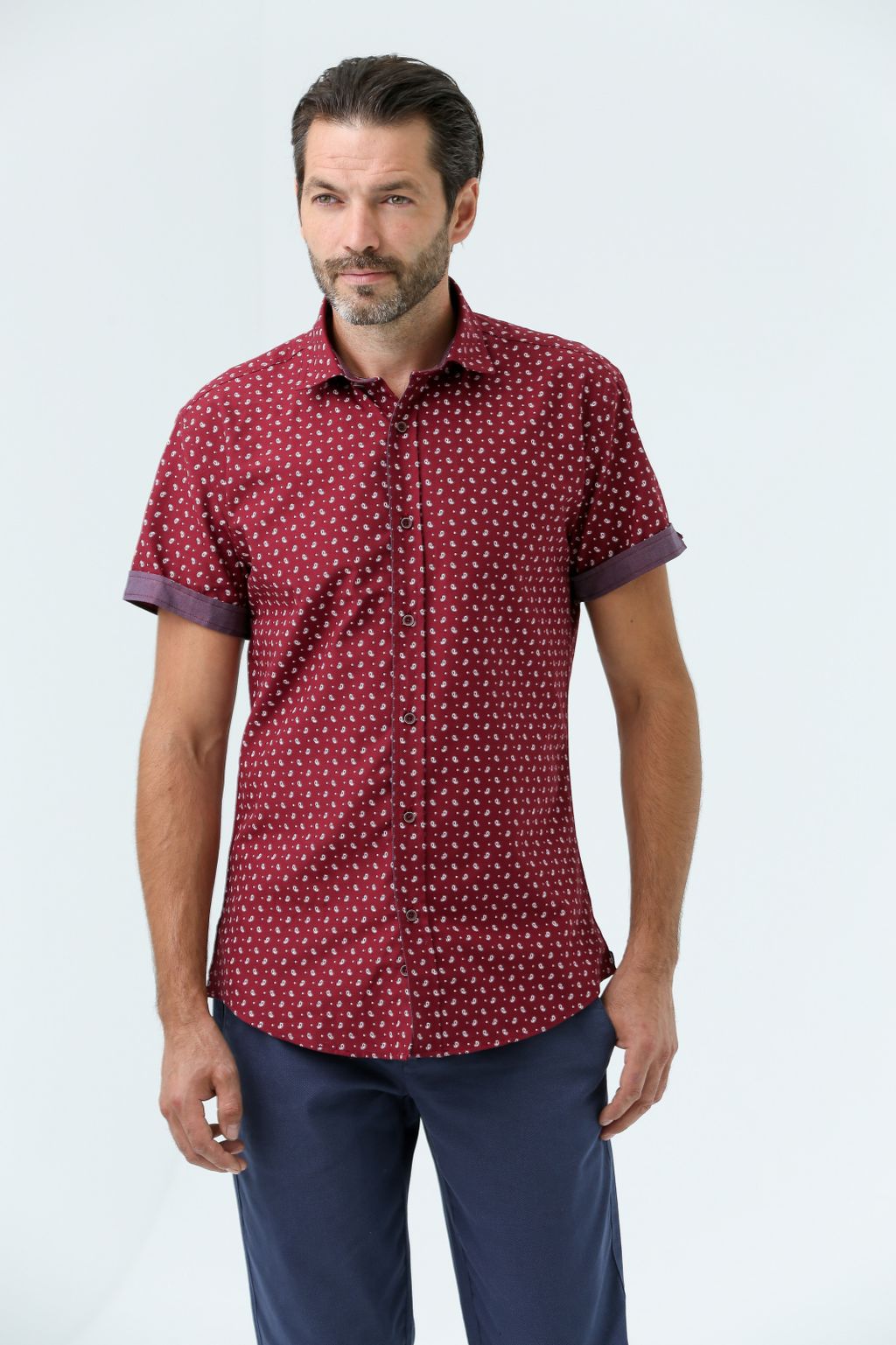 Мужская рубашка 82-с-8205 - Nicolo angi фото 8