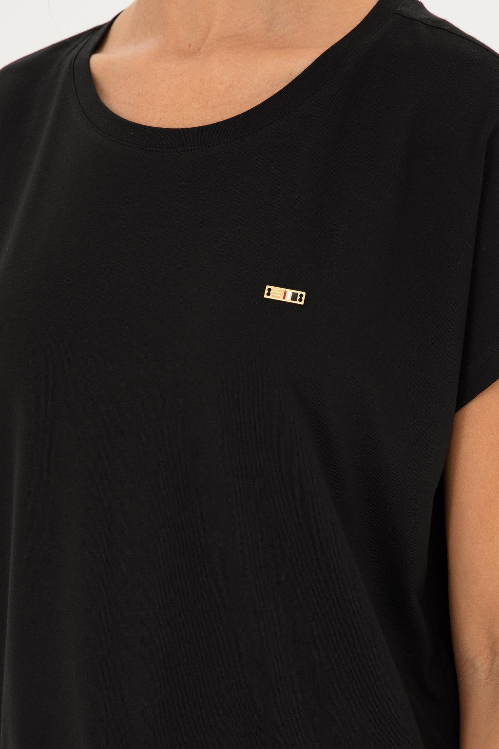 U. S. Polo Assn / Женская черная футболка - U.s. polo assn фото 7