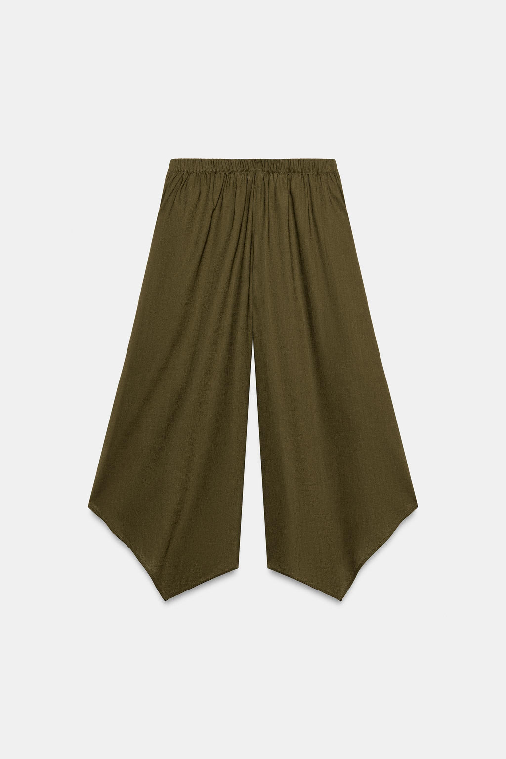 PANTAL?N CULOTTE ASIM?TRICO / Khaki