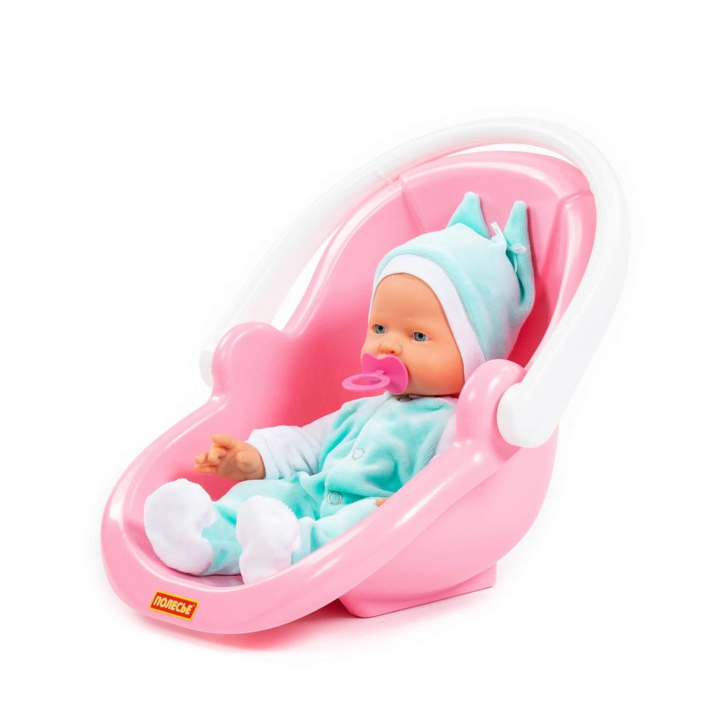 Пупс Весёлый (35 см) с соской и переноской (в пакете) - Полесье фото 2