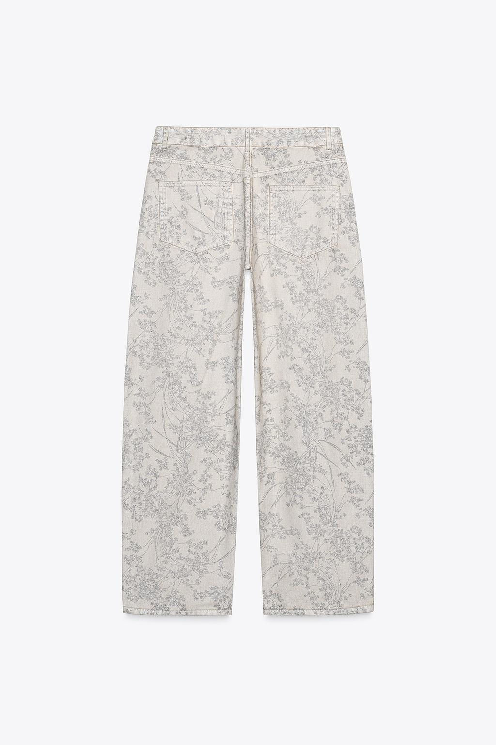 ZW COLLECTION MID-WAIST BALLOON JEANS - Zara фото 8