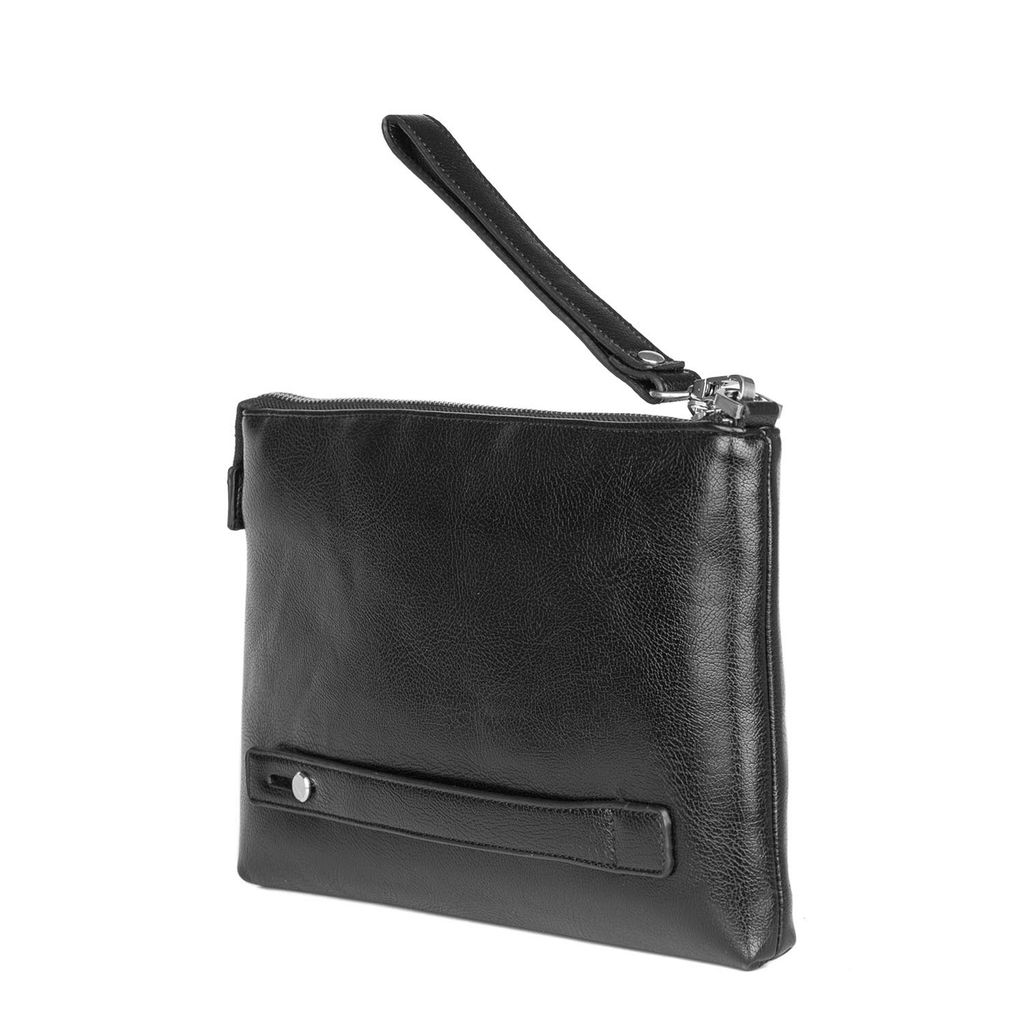 287-1 black, мужской клатч из экокожи Barcelo Biagi