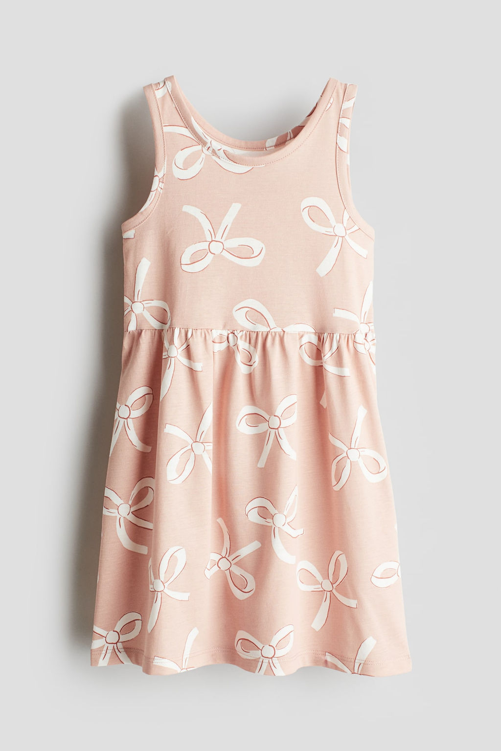 Vestido estampado de algodon