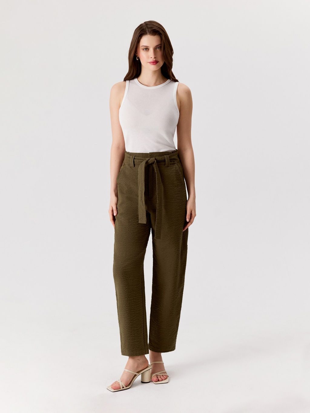 CONCEPT CLUB / Брюки жен. Delony хаки  фото 3