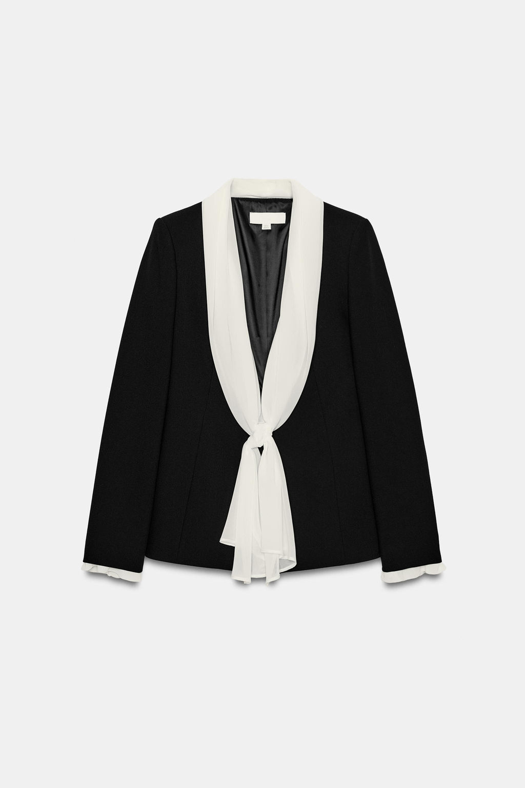 SCARF TIE BLAZER - Zara фото 7