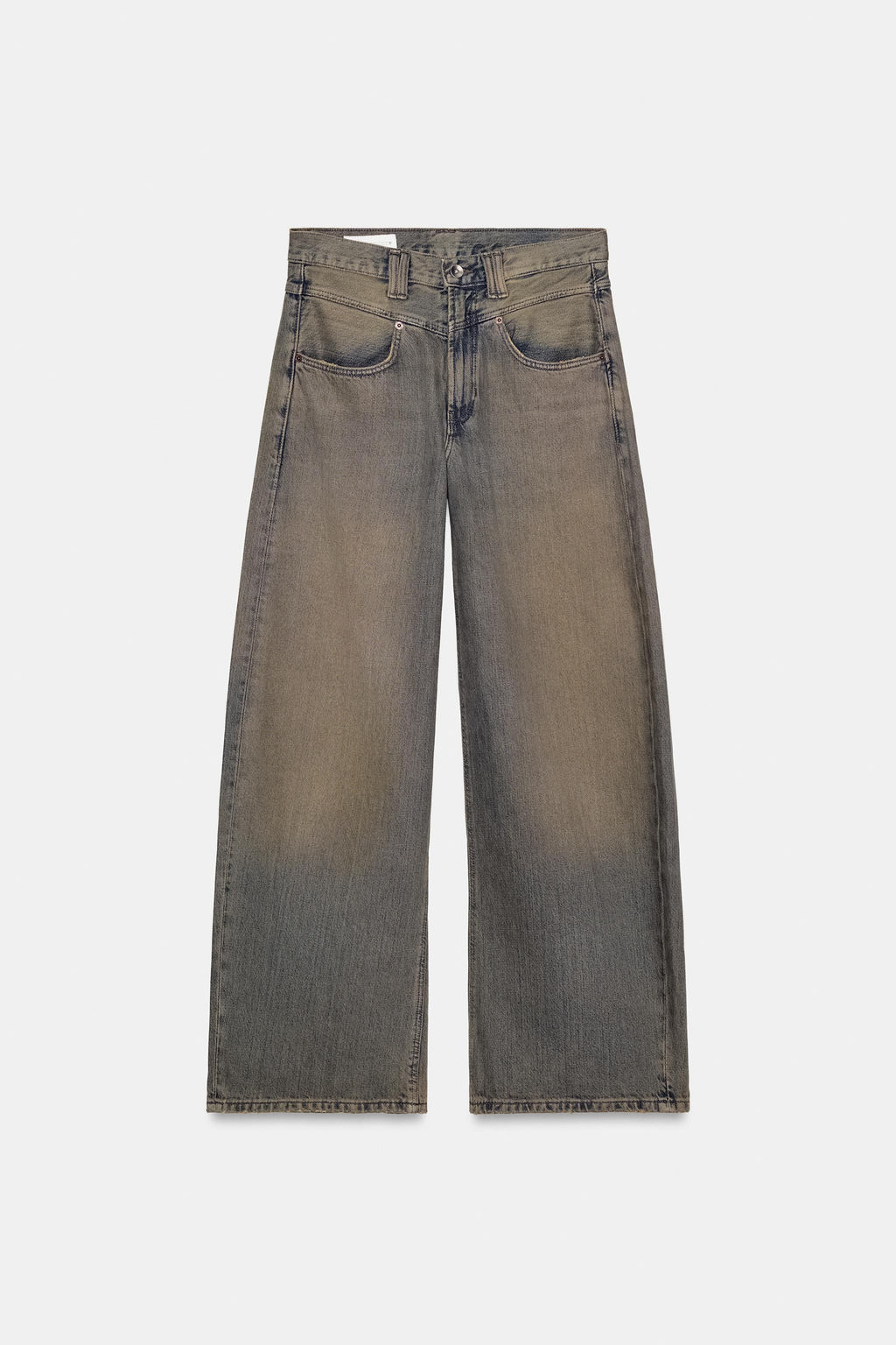 TRF LOW-RISE BAGGY JEANS - Zara фото 7