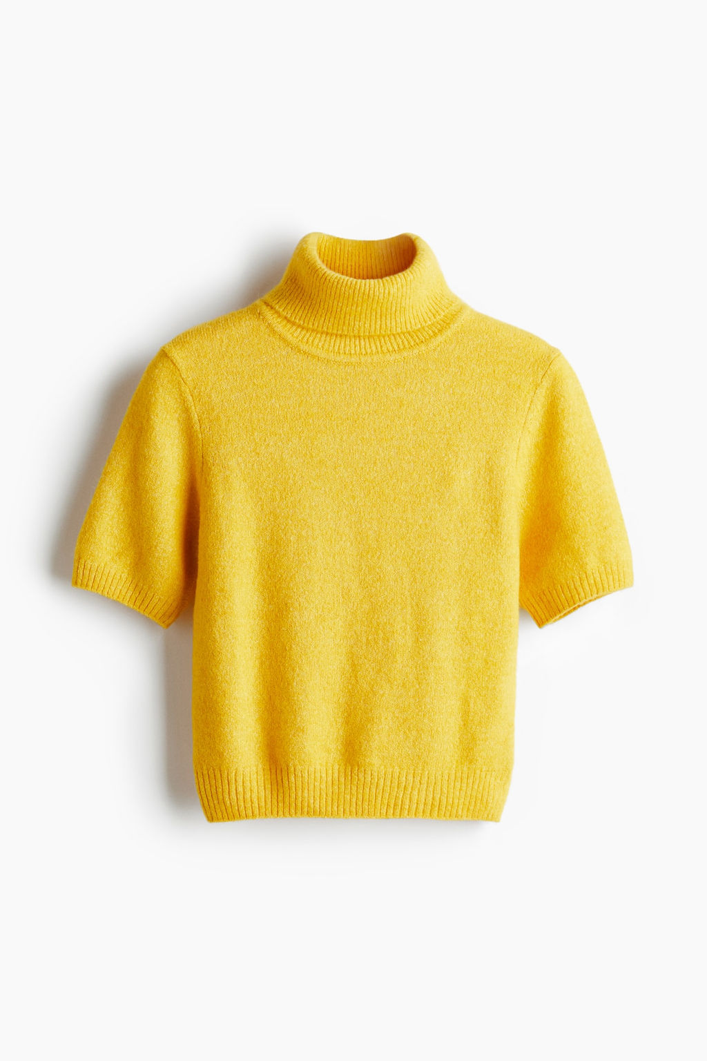 Fine-knit polo-neck top - H&m фото 5