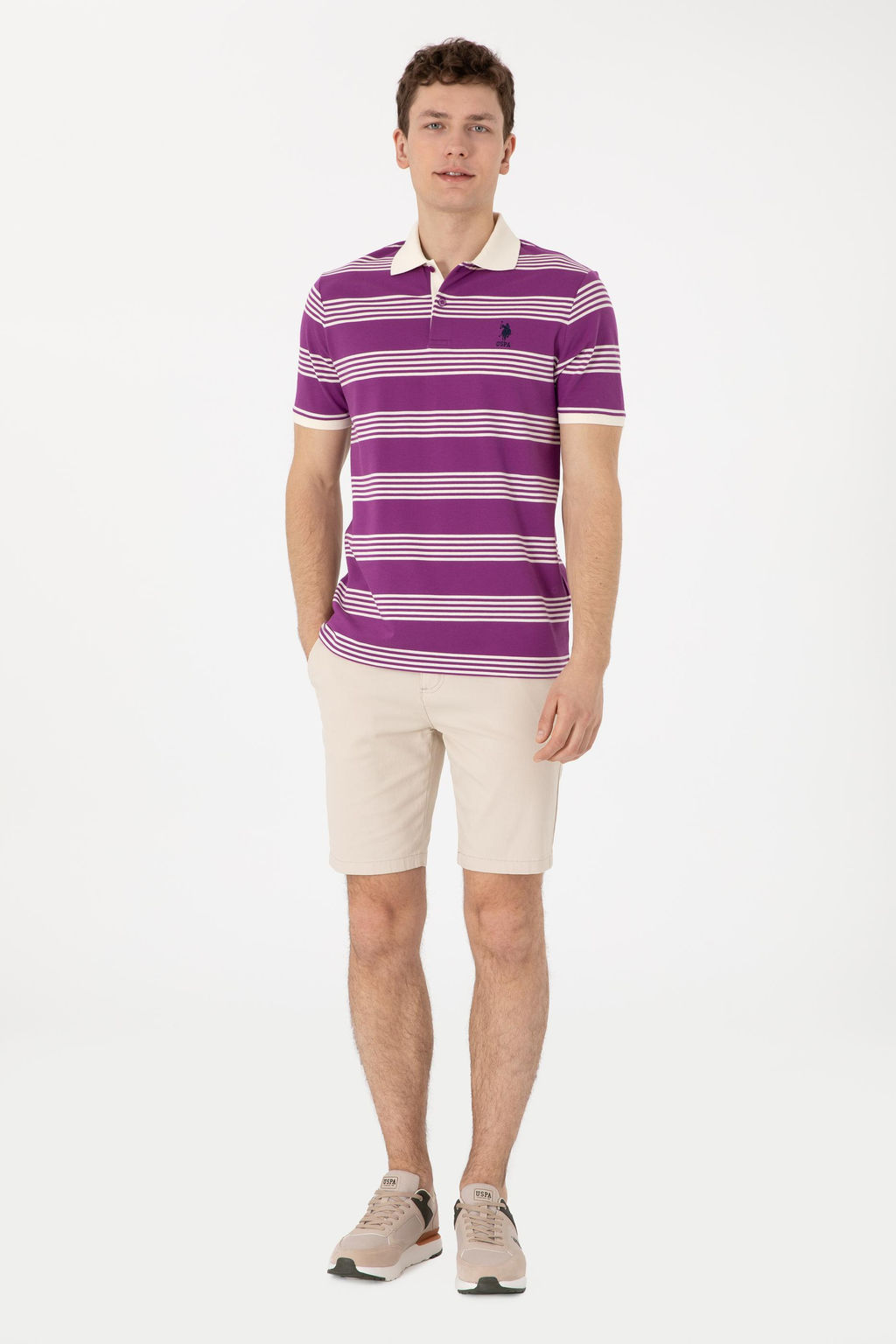 Erkek Regular Fit Polo Yaka Menek_e Ti__rt Sepette S_rpriz _ndirim - U.s. polo assn фото 4