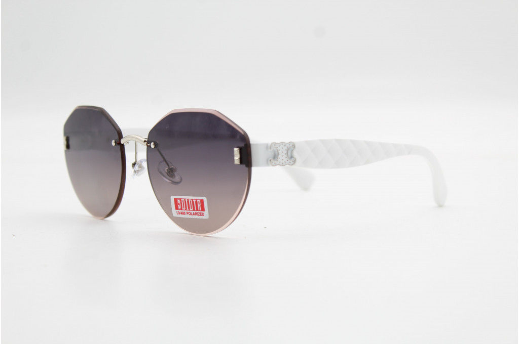 Солнцезащитные очки DIDTR (Polarized) с мешочком 0763 57-16-136 С3-49 БЕЛЫЕ