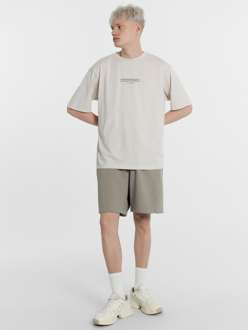 Футболка мужская в сером цвете с печатью лед +печать 111772 - Mark formelle фото 3