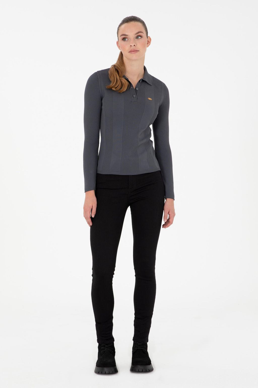 Женские черные джинсовые брюки Неожиданная скидка в корзине - U.s. polo assn фото 3