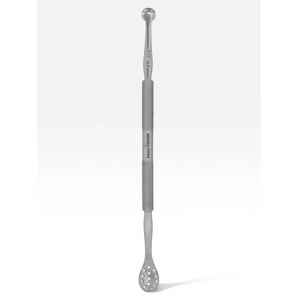 Frau Finger Ложка косметологическая Уно двусторонняя / Classic FP-313SP, глянцевая, 14 см