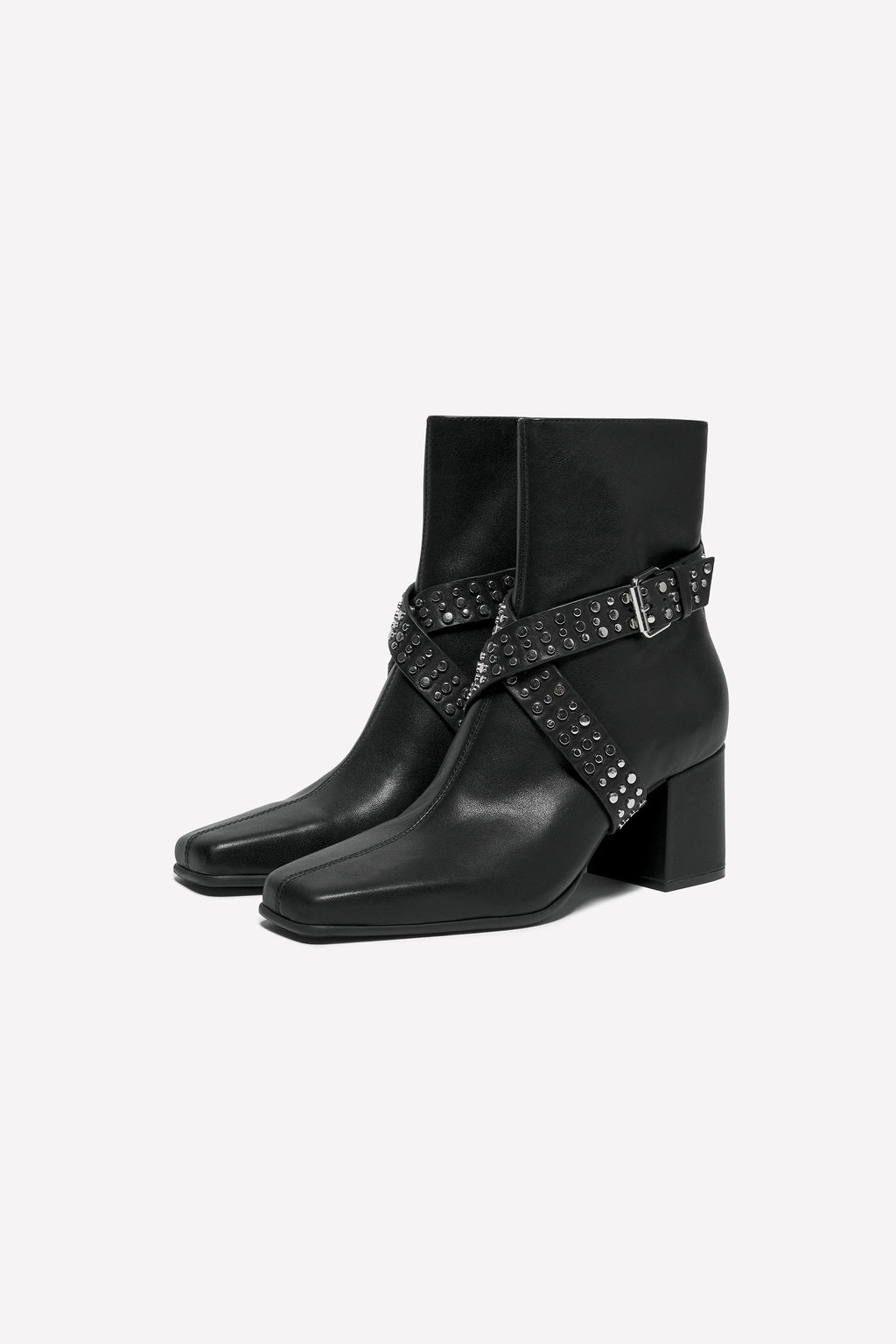 LEATHER HEELED BOOTS LUDOVIC DE SAINT SERNIN x ZARA  фото 2