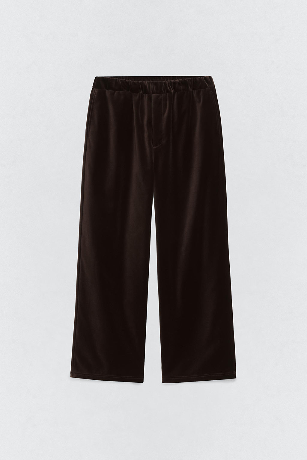RELAXED FIT VELVET TROUSERS SOSHIOTSUKI X ZARA фото 4