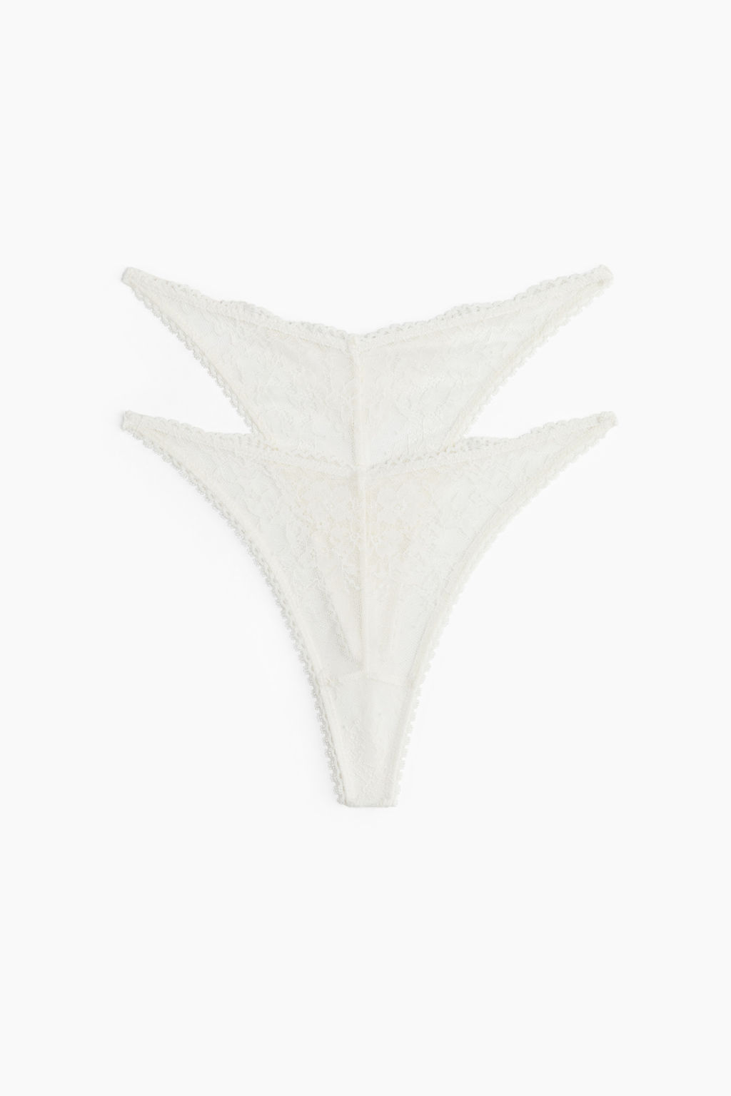 Pack de 2 bragas thong de encaje - H&m фото 2