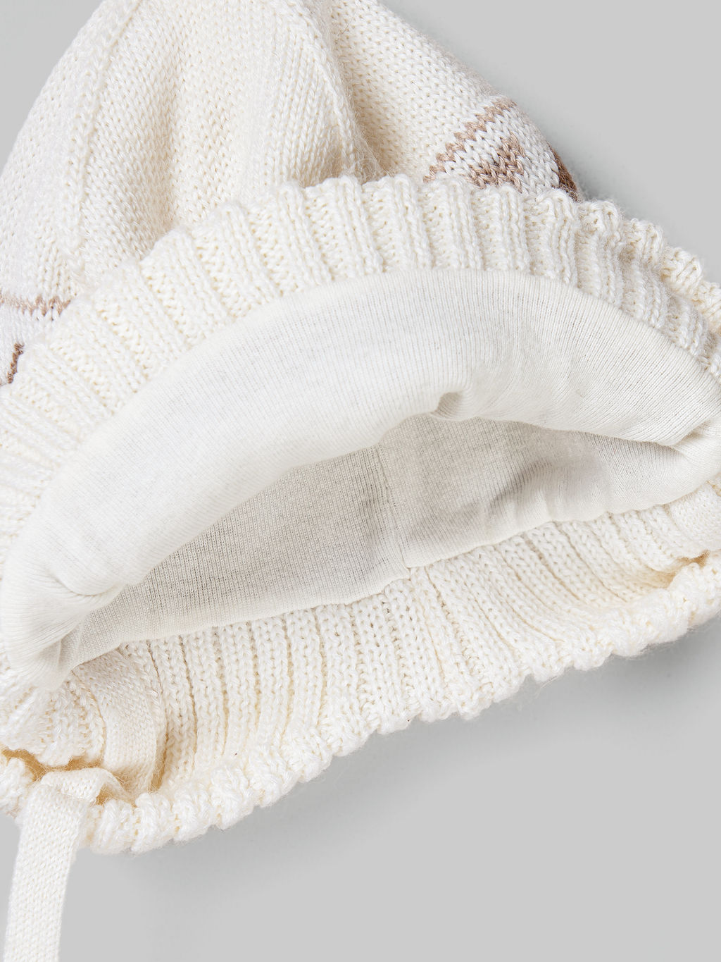 Шапка из смесовой шерсти Мокко 0+ - Bungly фото 4