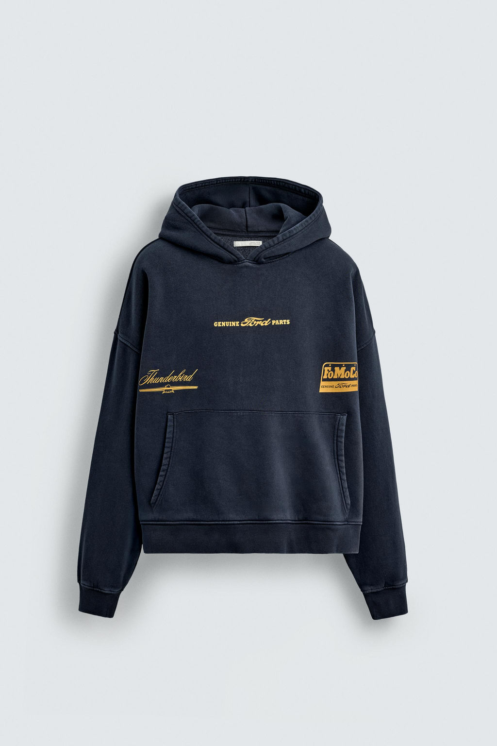 COMBINED SLOGAN FORD  HOODIE - Zara фото 15