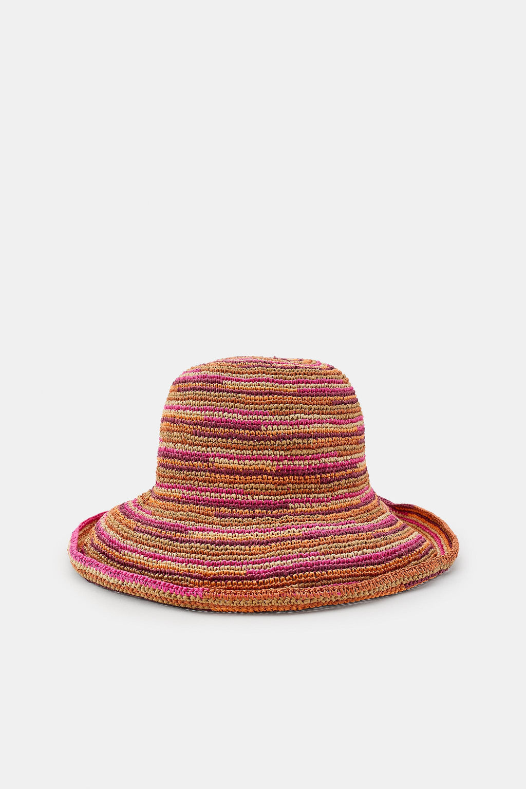 SOMBRERO TRENZADO COMBINADO / Multicolor - Zara фото 2