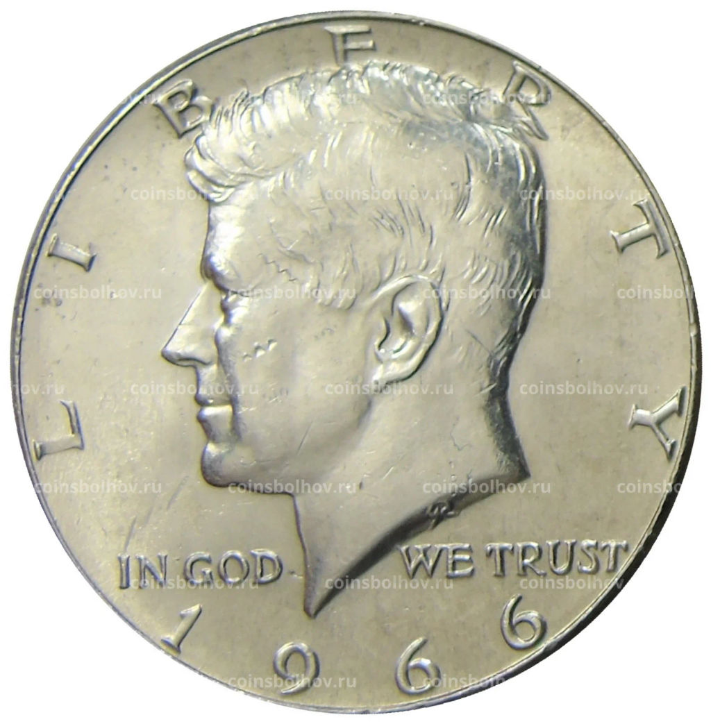1/2 доллара (50 центов) 1966 года США