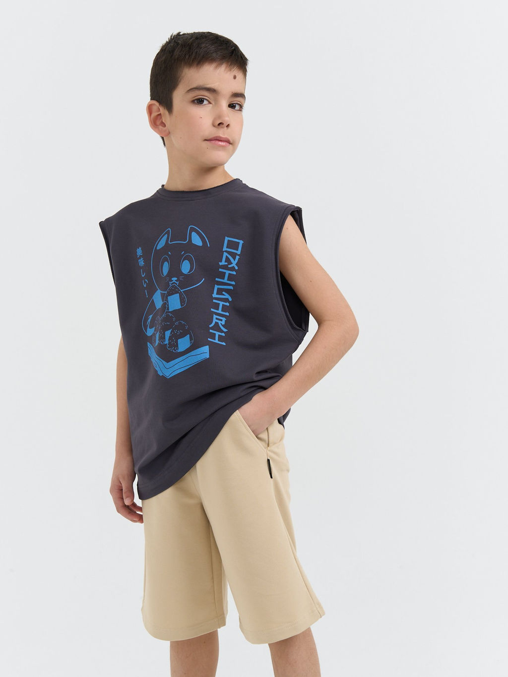 Шорты бермуды Крем-брюле 7+ - Bungly фото 8