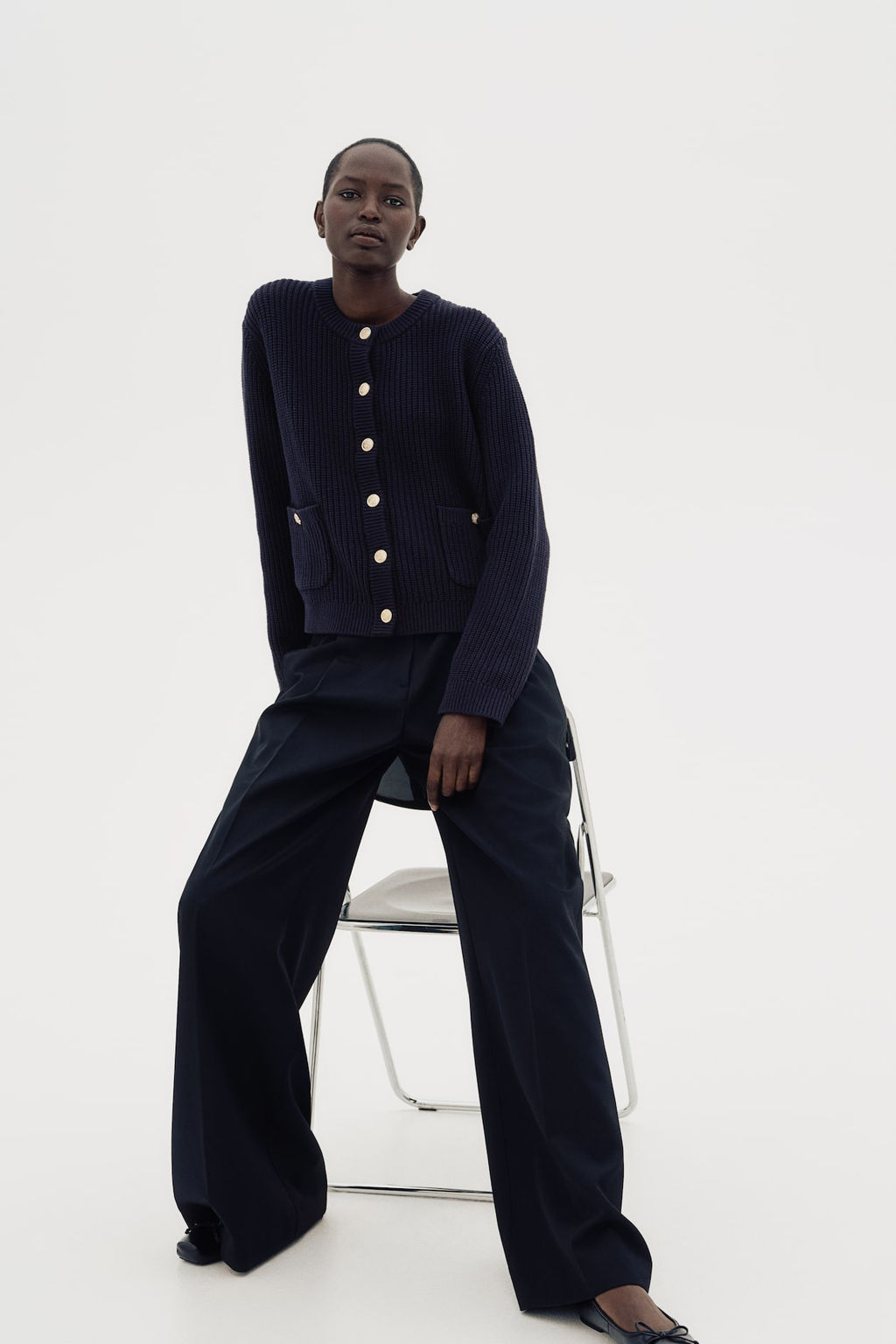 Cardigan en punto de canale - H&m фото 6