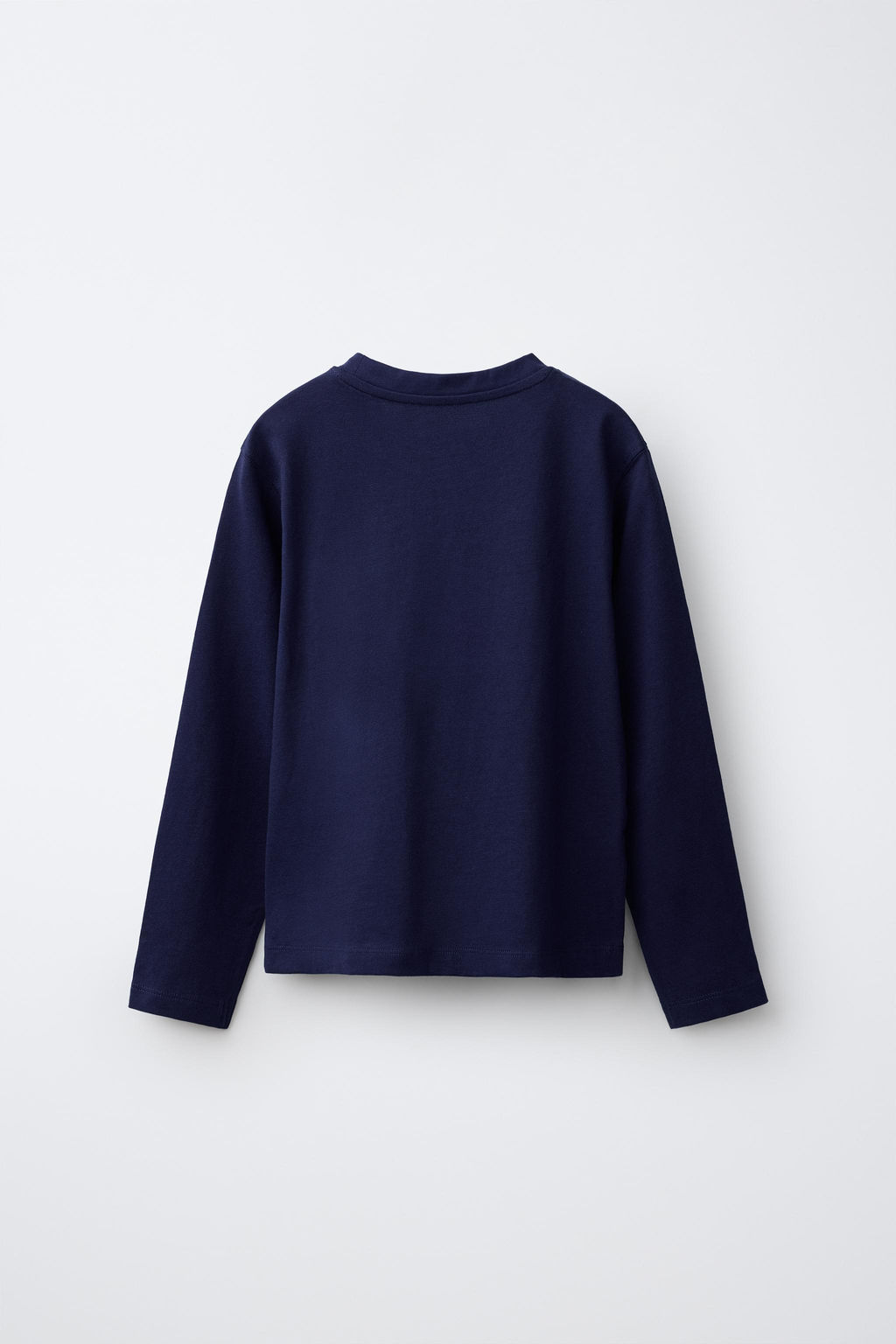 CAMISETA MANGA LARGA LISA / Azul / ?ndigo - Zara фото 2