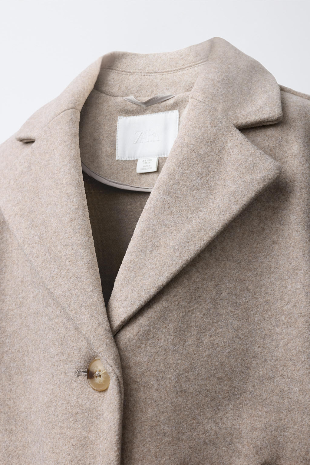 BASIC WOOL COAT - Zara фото 5